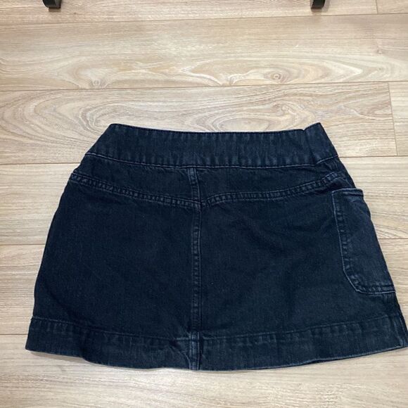 forever 21 black denim skirt size small - Picture 4 of 5